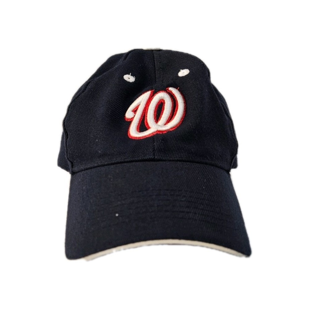 Washington Nationals MLB Adult Baseball Cap Navy Adjustable Velcr0 Logo